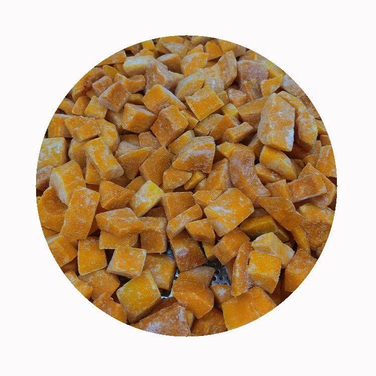 Fresh pumpkin prepared for freezing into usable formats