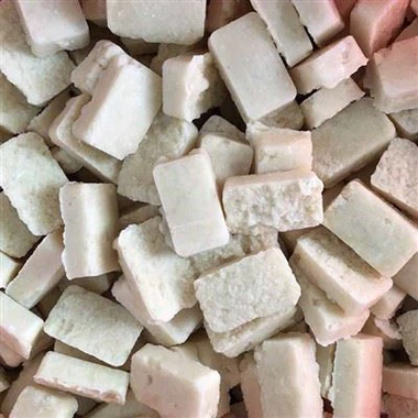 Frysta Kuber Av Vitlök